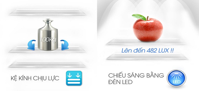 Tủ lạnh Sharp 627 lít Inverter SJ-XP630PG-BK