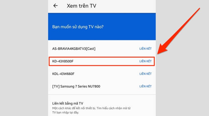 Chia sẻ video YouTube từ điện thoại lên Smart tivi Samsung-5