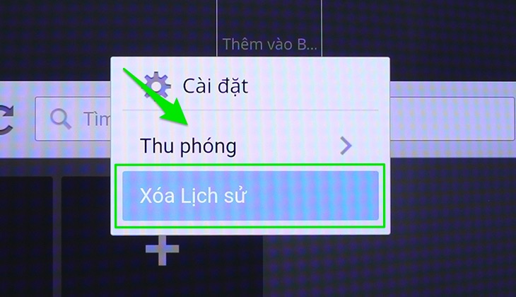 thường xuyên xóa lịch sử trình duyệt