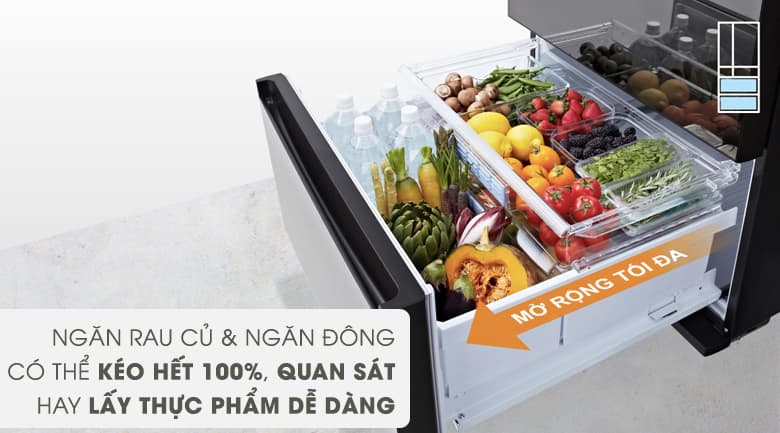 Tủ lạnh Panasonic Inverter 491 lít NR-F503GT-X2