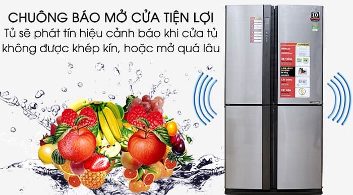 Tủ lạnh Sharp 626 lít Inverter SJ-FX630V-ST