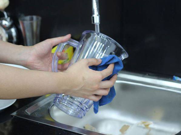 vệ sinh cối sau khi sử dụng