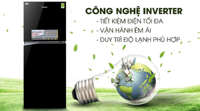 Tủ lạnh Panasonic Inverter 326 lít NR-BL351GKVN inverter