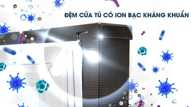 Tủ lạnh Mitsubishi Inverter 330 lít MR-CGX41EN-GBR-V đệm cửa
