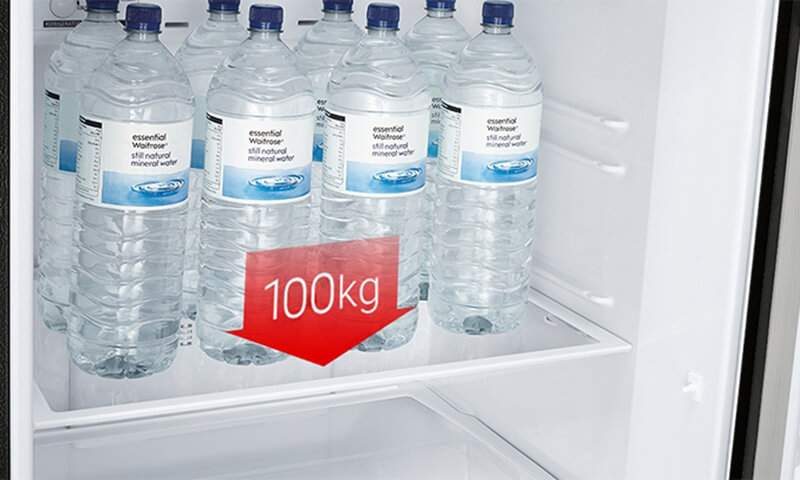 Tủ lạnh Mitsubishi inverter 344 lít MR-FX43EN-GSL-V khay kính chịu lực