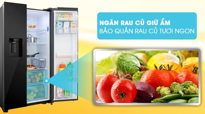 Tủ lạnh Samsung 617 lít Inverter RS64R53012C/SV