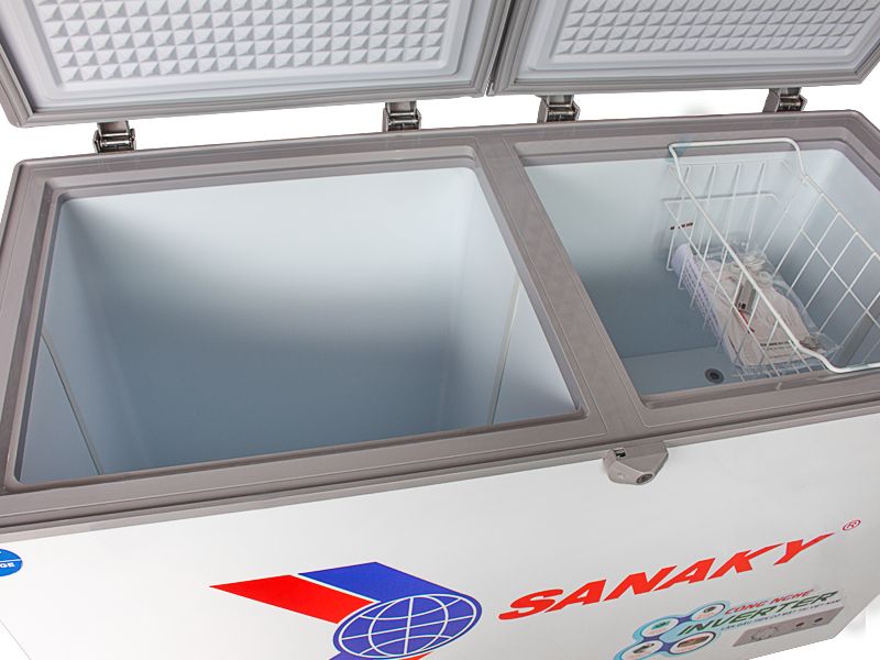 Tủ đông Sanaky 250 Lít Inverter 2 ngăn 2 cánh VH-2599W4K