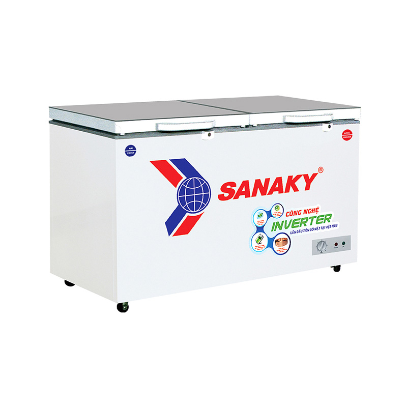 Tủ đông Sanaky 250 Lít Inverter 2 ngăn 2 cánh VH-2599W4K