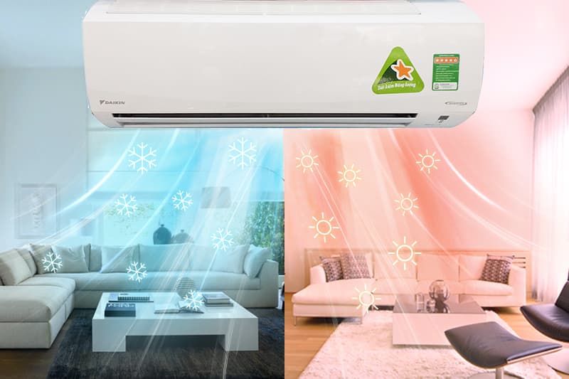 Điều hòa thông minh giá rẻ DAIKIN 2 CHIỀU INVERTER FTXM25HVMV 9.000BTU