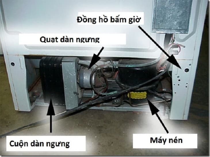 Tủ lạnh hoạt động nóng quá mức
