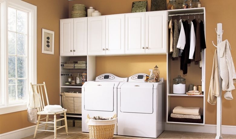 máy giặt cần được đặt ở nơi bằng phẳng