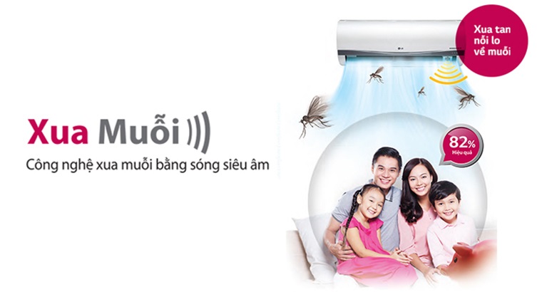 điều hòa thông minh có chế độ đuổi muỗi
