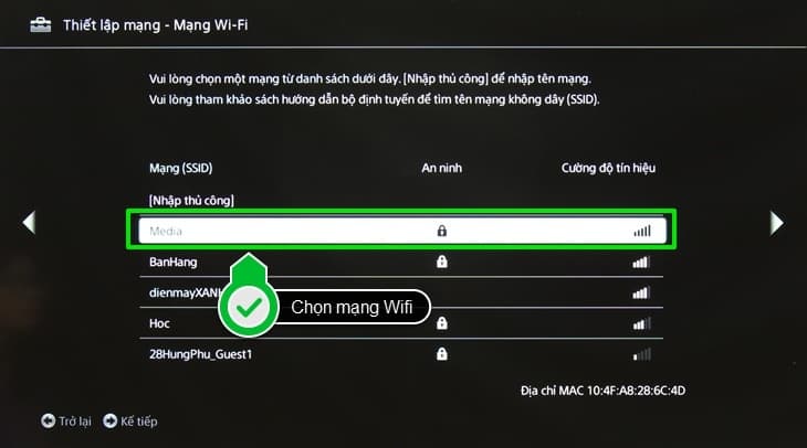 cách kết nối mạng cho tivi sony 11