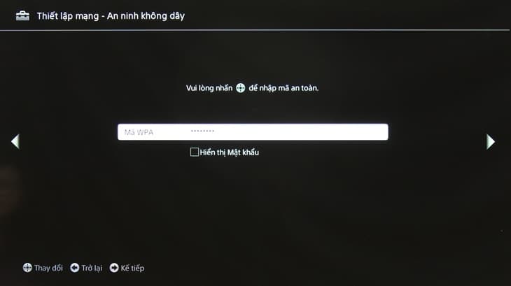 cách kết nối mạng cho tivi sony 14