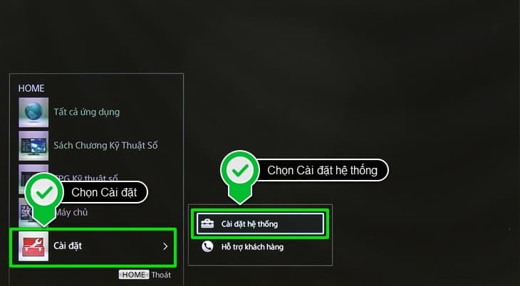 cách kết nối mạng cho tivi sony 2