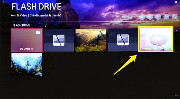 nghe nhạc xem phim trong usb trên smart tivi lg video