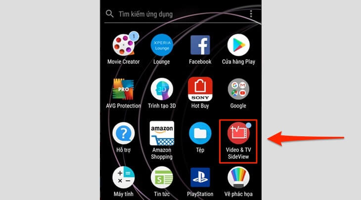 Ứng dụng Video & TV SideView trên tivi Sony dùng để làm gì?