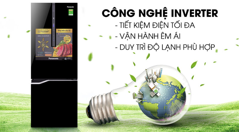 Tủ lạnh Panasonic Inverter 290 lít NR-BV328GKV2