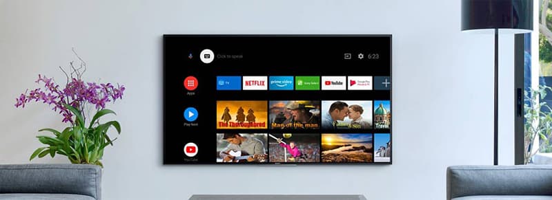 Giao diện tivi sony
