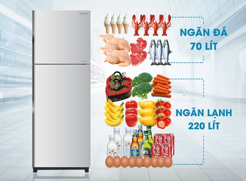 Tủ lạnh Hitachi R-H230PGV4SLS