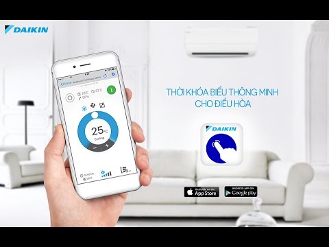 Bảng điều khiển thông minh của điều hòa Daikin