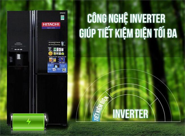 Đánh giá tủ lạnh có công nghệ Inverter Hitachi R-M700GPGV2X 584 lít - công nghệ Inverter