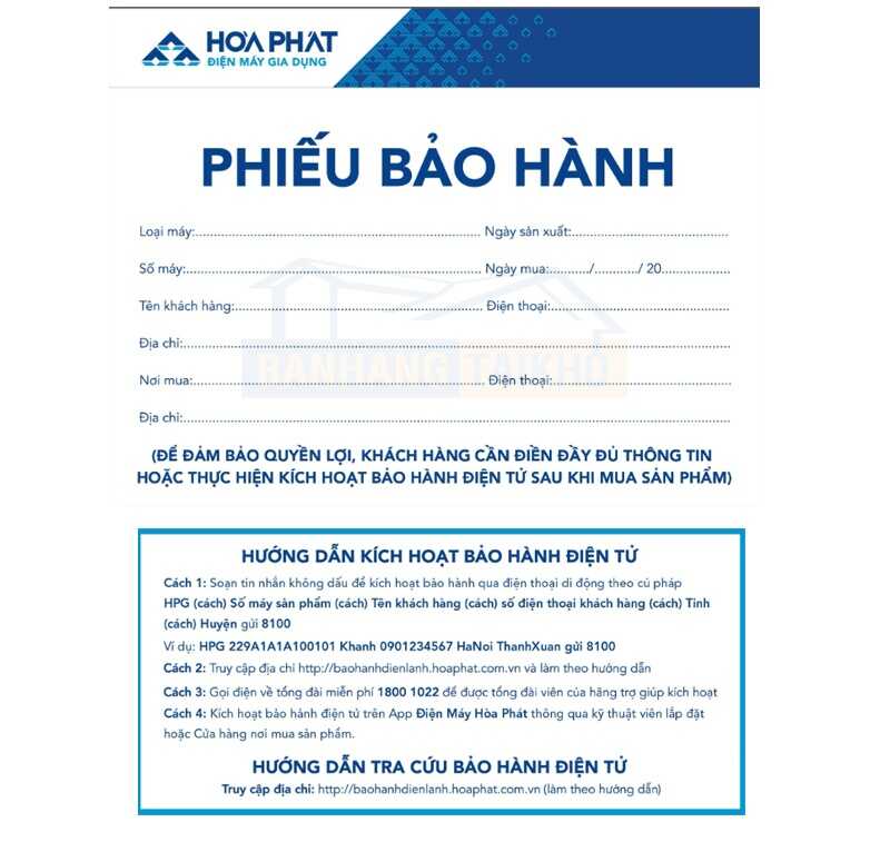 Điều kiện bảo hành Funiki tại nhà
