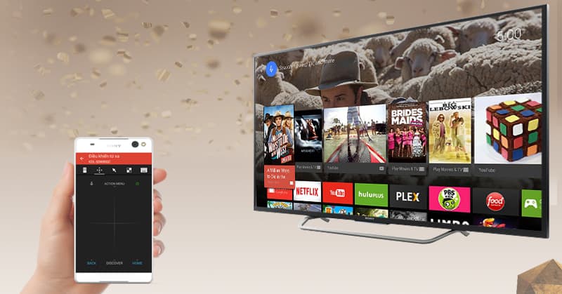 Kết nối tivi sony 4K đơn giản