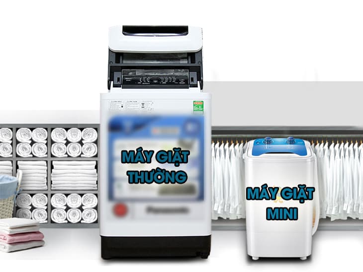 Máy giặt mini và máy giặt thông thường khác gì nhau