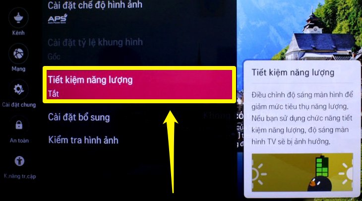 Mẹo tiết kiệm điện trên Smart tivi LG-4