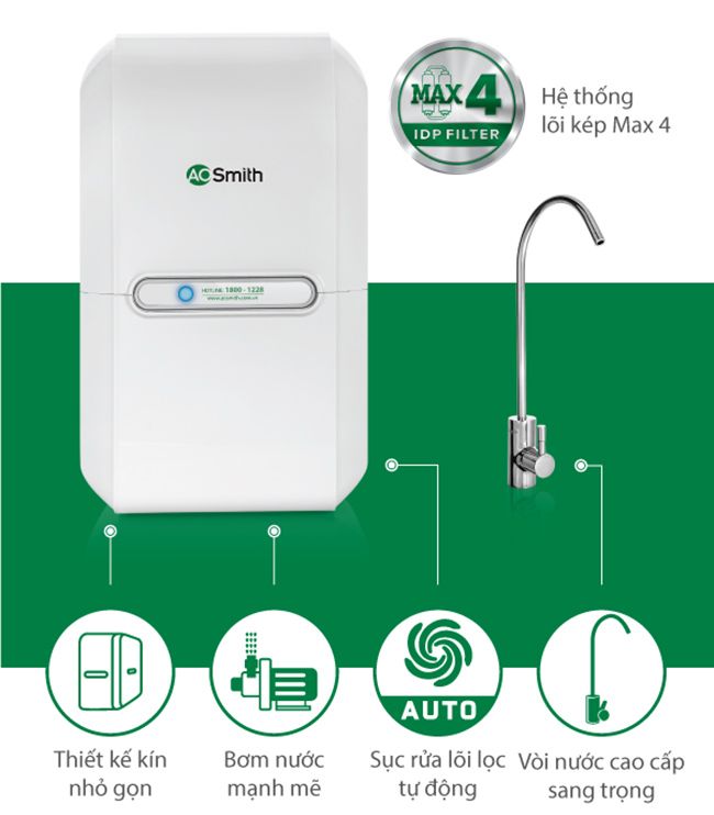 Máy lọc nước RO AO Smith AR75-A-M-1