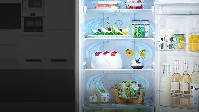 Các công nghệ nổi bật của chiếc tủ lạnh Side By Side LG GR-B247JDS - hệ thống làm lạnh đa chiều