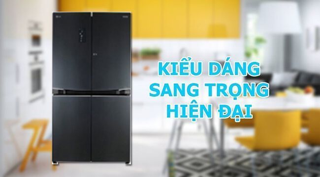 Top 3 mẫu tủ lạnh LG Side By Side bán chạy nhất năm 2018 - LG GR-R247LGB