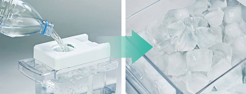 tủ lạnh hitachi làm đá tự động