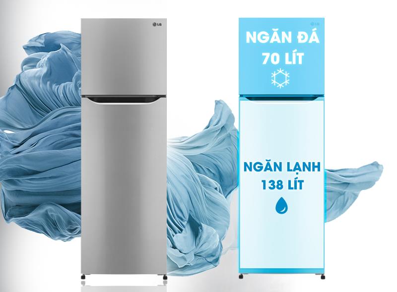 TỦ LẠNH 2 CÁNH LG GN-L225S
