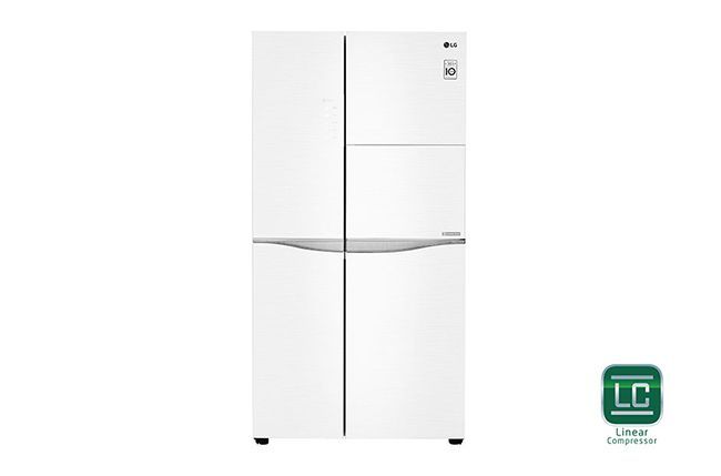 Đánh giá chiếc tủ lạnh Side By Side LG GR-H247LGW 675 lít - thiết kế sang trọng