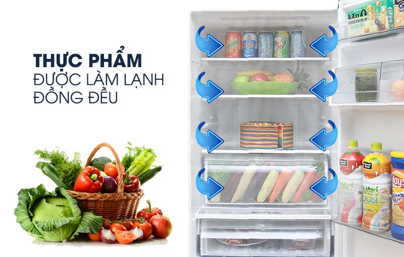 TỦ LẠNH INVERTER PANASONIC NR-BV328XSVN NGĂN ĐÁ DƯỚI 290 LÍT