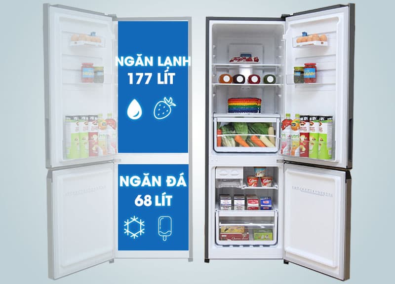Tủ lạnh Electrolux 251 lít EBB2600MG-XVN -2