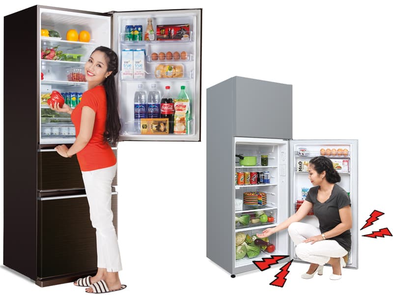 TỦ LẠNH INVERTER MITSUBISHI MR-CX41EJ-PS-V 326L