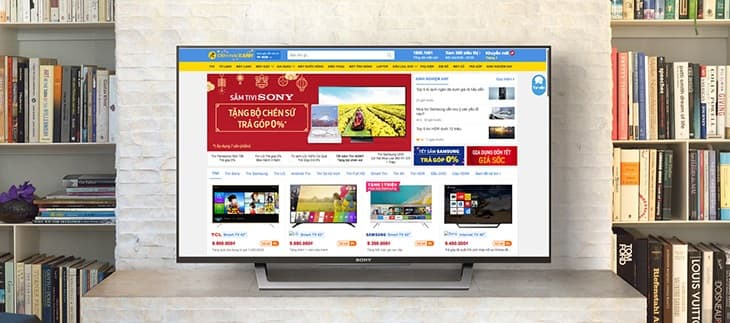 Tính năng Internet tivi Sony và giao diện