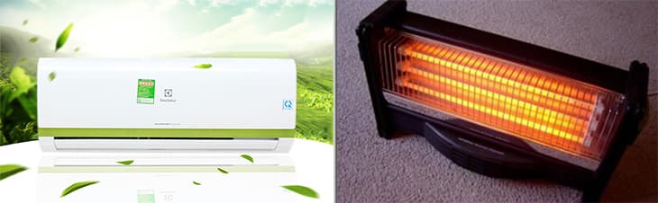 Chọn điều hòa 2 chiều hay quạt sưởi cho mùa đông