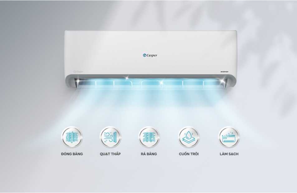 Điều hòa Casper Inverter 2 chiều 18000BTU GH18IS35