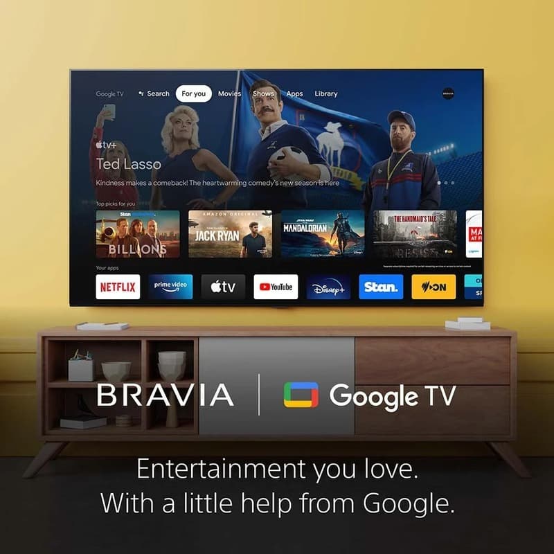 Giao diện của tivi Sony vô cùng đẹp mắt và dễ sử dụng