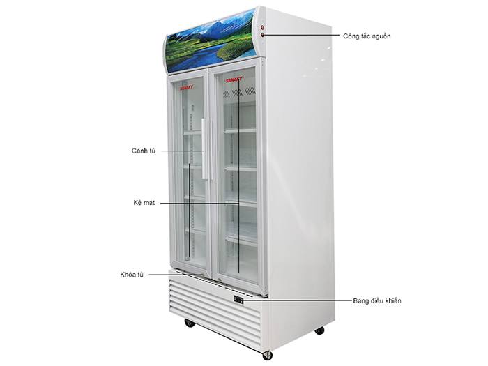 Tủ mát Sanaky 800 lít VH-8009HP giá tốt