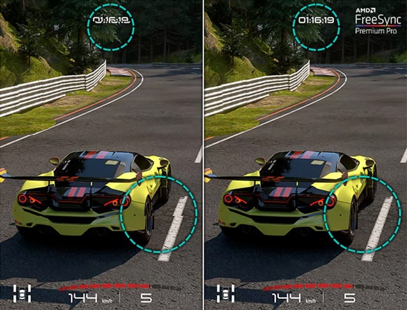 Công nghệ FreeSync Premium Pro đem lại trải nghiệm chơi game độ trễ thấp Công nghệ FreeSync Premium Pro