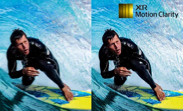 Công nghệ XR Motion Clarity của Tivi Sony hỗ trợ giảm rung cho cảnh chuyển động nhanh luôn mượt mà và rõ ràng