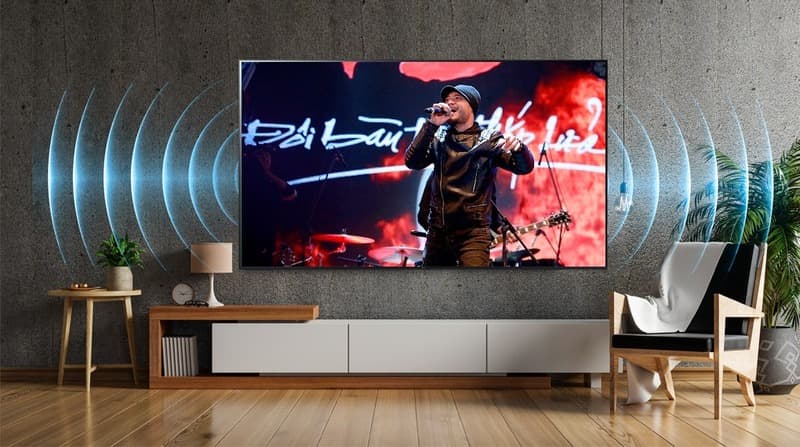 Âm thanh vòm sống động và hình ảnh chân thực trên Smart Tivi NanoCell LG 4K 43 inch 43NANO76SQA