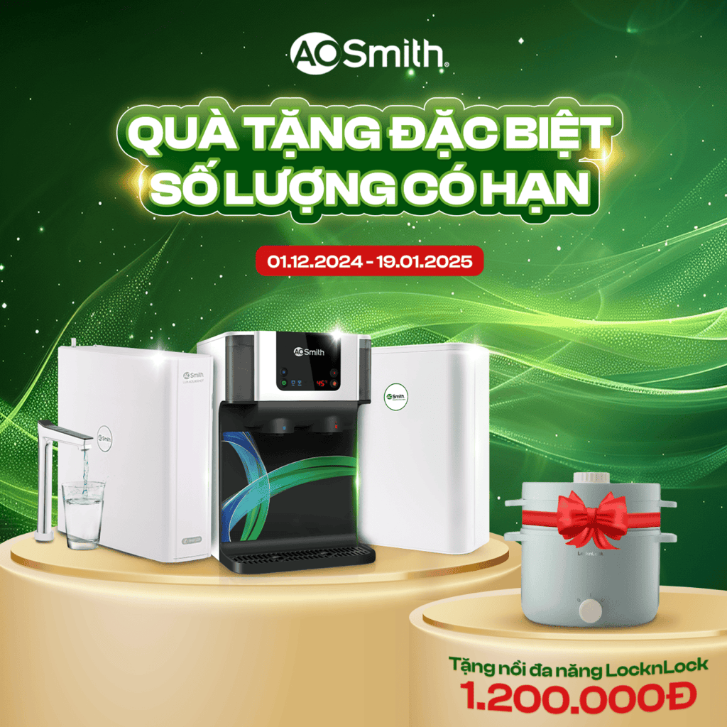Khuyến m��i mua máy lọc nước A.).Smith Khuyến mãi mua máy lọc nước A.).Smith