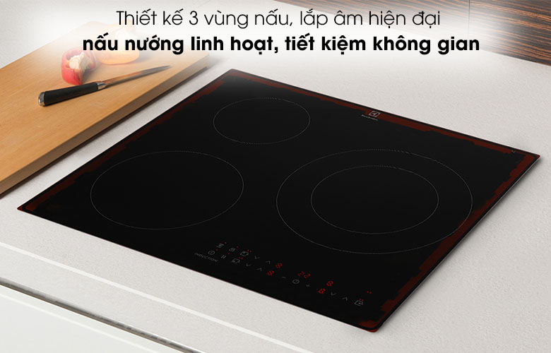 Bếp âm từ Electrolux 3 vùng nấu LIT60336 Bếp âm từ Electrolux 3 vùng nấu LIT60336