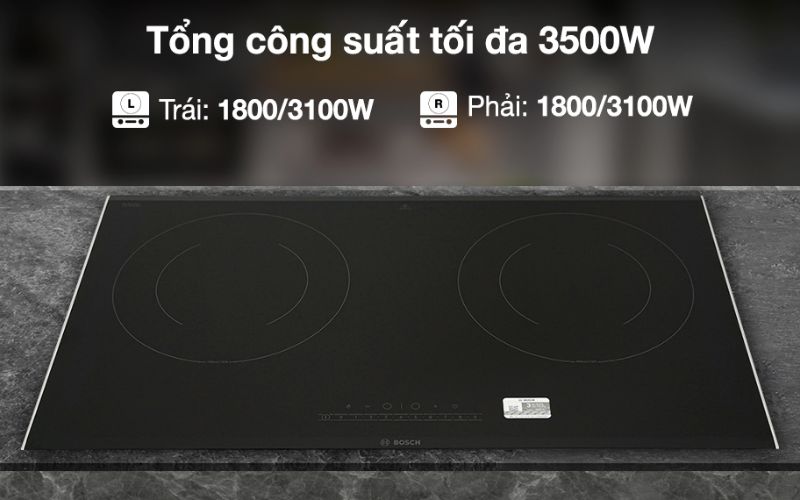 Thiết kế lắp âm tinh tế của Bosch PPI82566VN giúp không gian bếp gọn gàng và sang trọng Thiết kế lắp âm tinh tế của Bosch PPI82566VN giúp không gian bếp gọn gàng và sang trọng